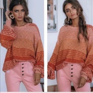 Spell and the Gypsy Over the Rainbow sweater size S/M EUC